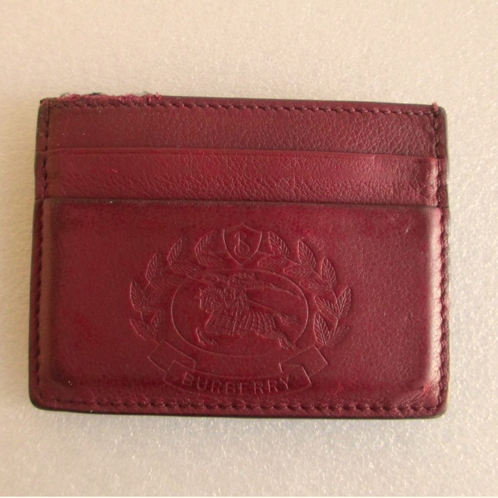 BURBERRY SANDON LEATHER CARD CASE - Picture 3 of 12